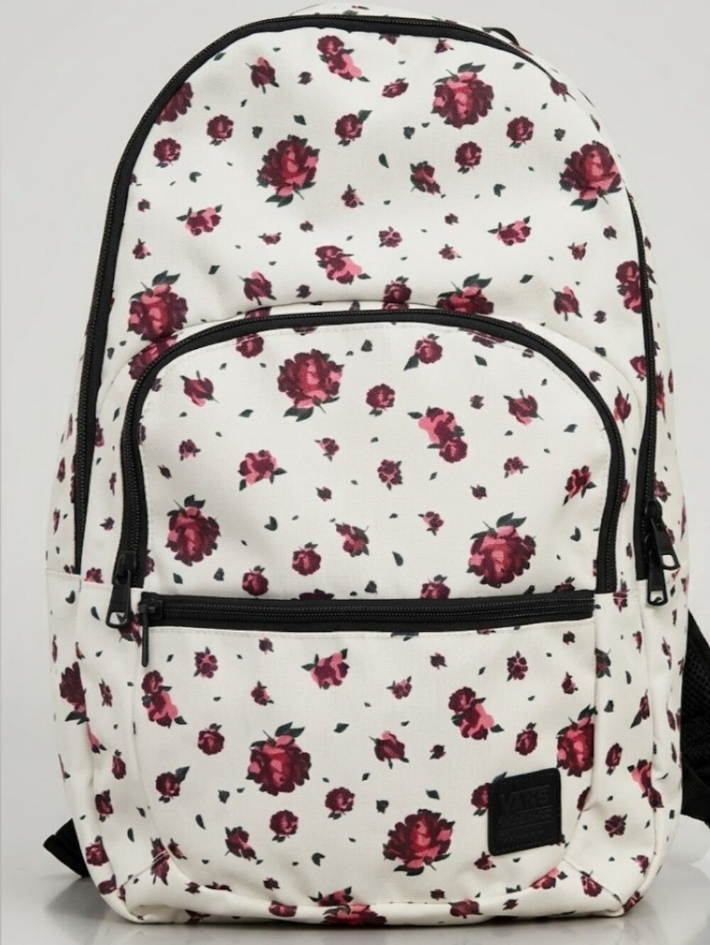 🔥NEW! Vans White and Red Floral Backpack NWT